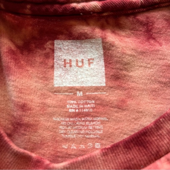 HUF Worldwide Tie-Dye Tee - Size Medium - Picture 4 of 6